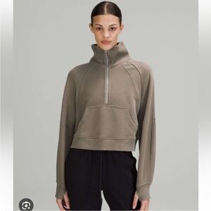 Lululemon Scuba oversized funnel neck half zip